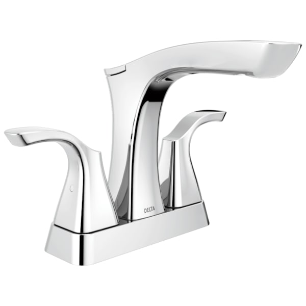 Delta Tesla Two Handle Centerset Bathroom Faucet Metal PopUp Chrome 2552MPUDST Zoro